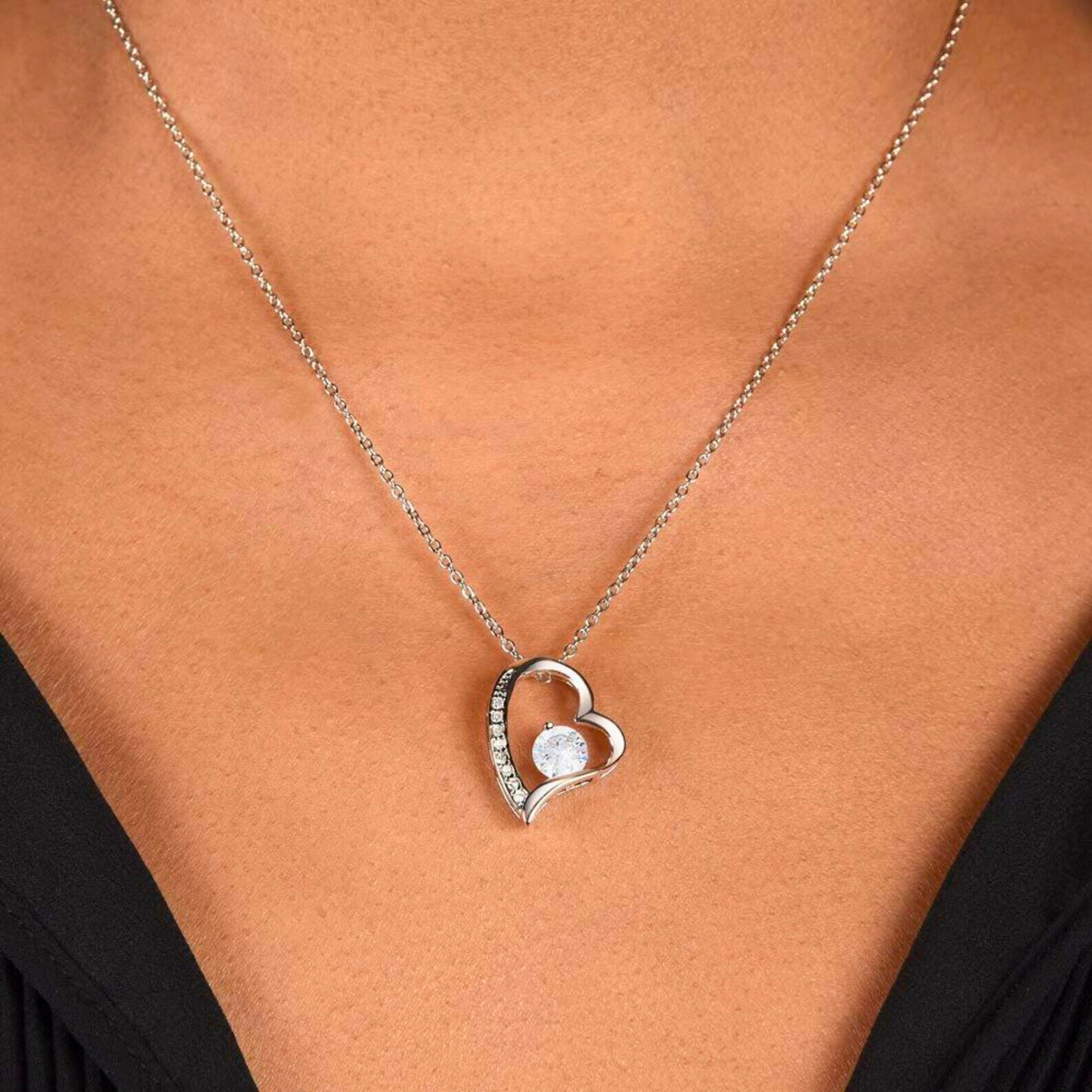 To My Soulmate - Love Heart Necklace