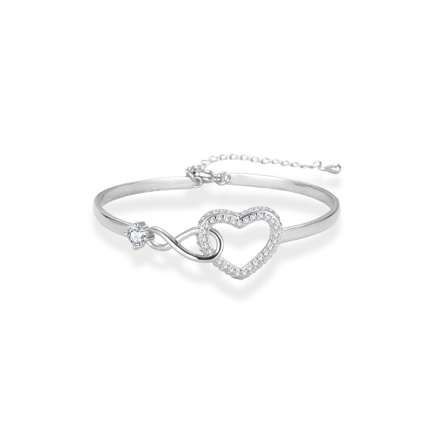 To My Granddaughter – Infinity Heart Bracelet