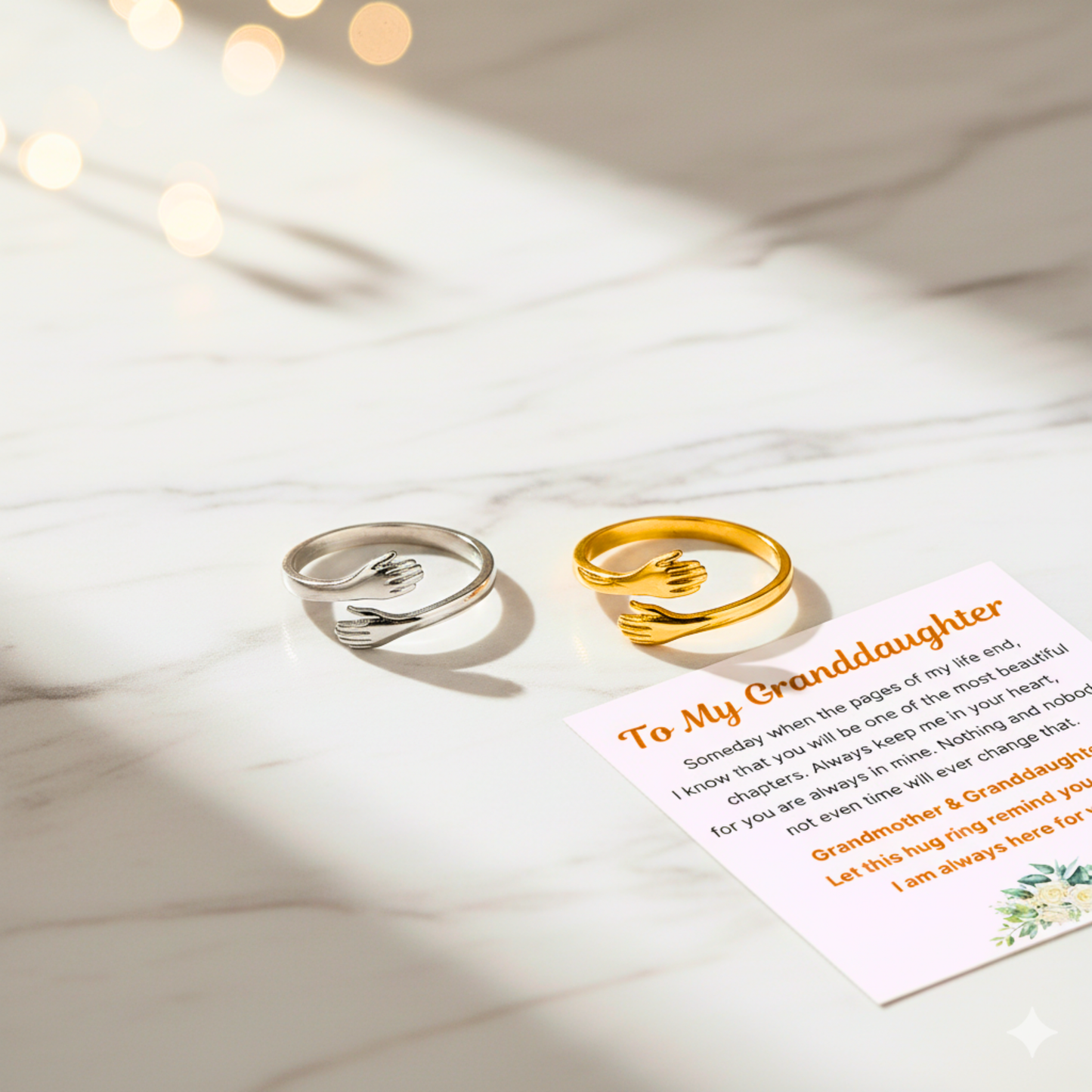 To My Granddaughter – Hug Ring