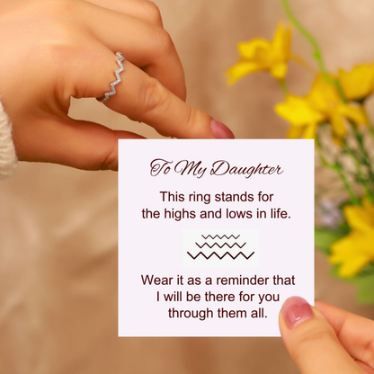 To My Daughter - Highs & Lows Ring