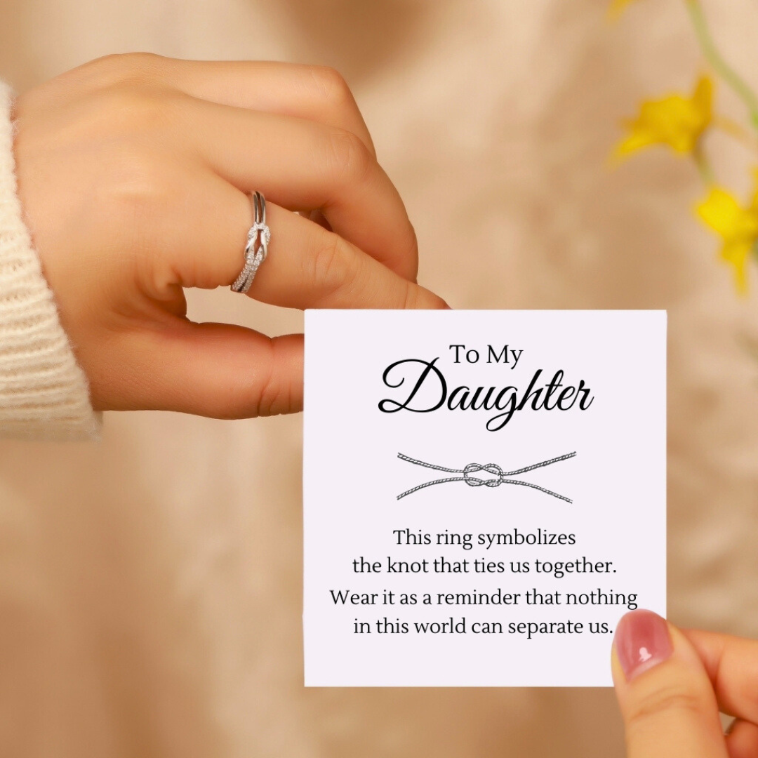 To My Daughter - Knot Ring