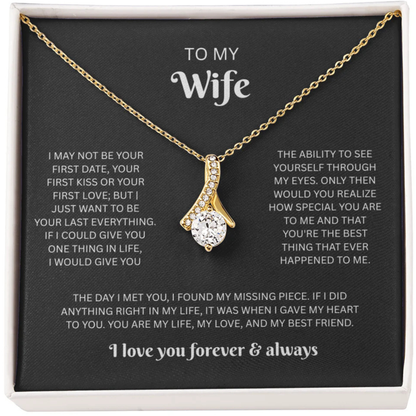 To My Wife - Forever & Always Necklace