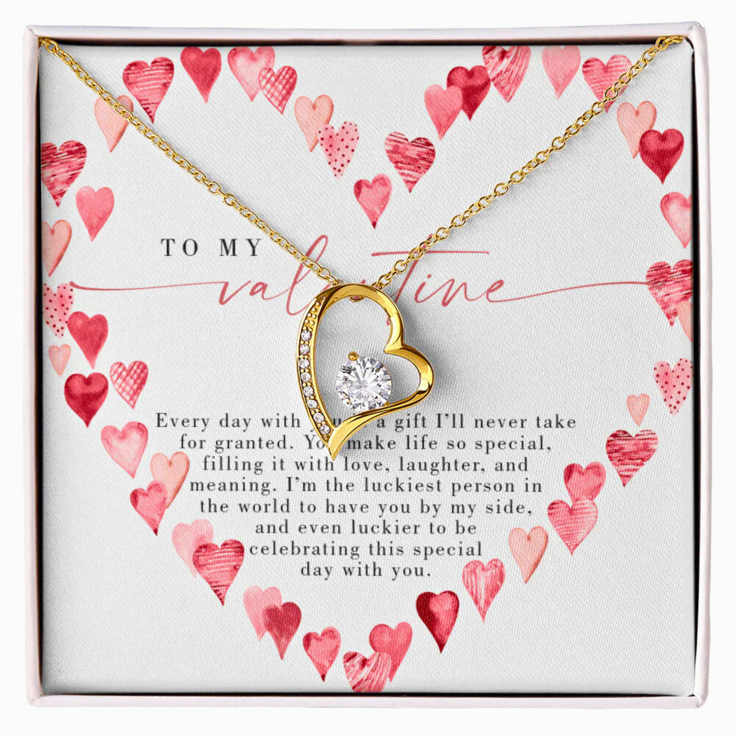 To My Valentine - Valentine's Day Necklace