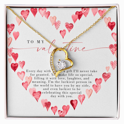To My Valentine - Valentine's Day Necklace