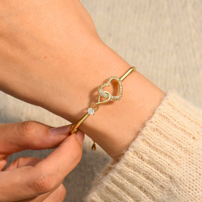 To My Daughter – Infinity Heart Bracelet
