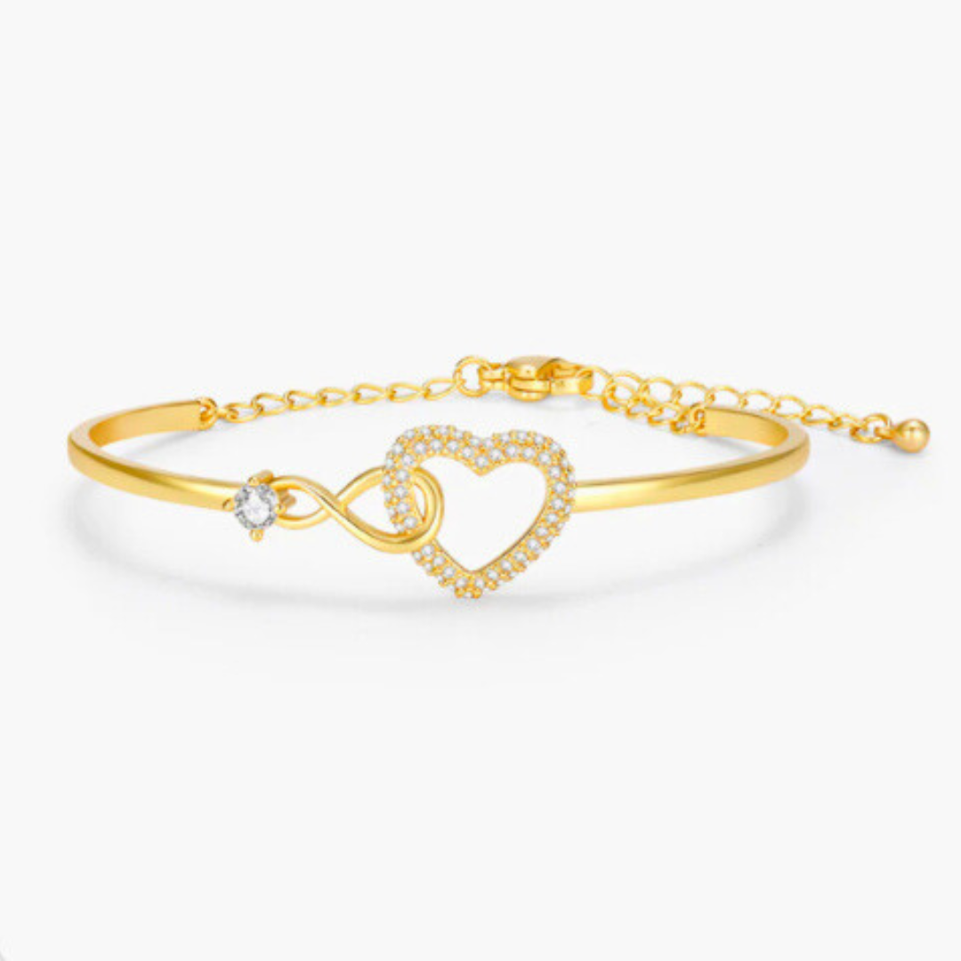 To My Daughter – Infinity Heart Bracelet