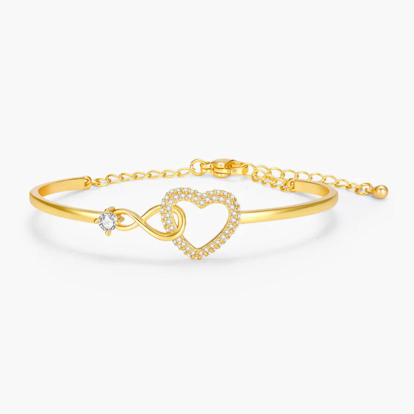 To My Granddaughter – Infinity Heart Bracelet