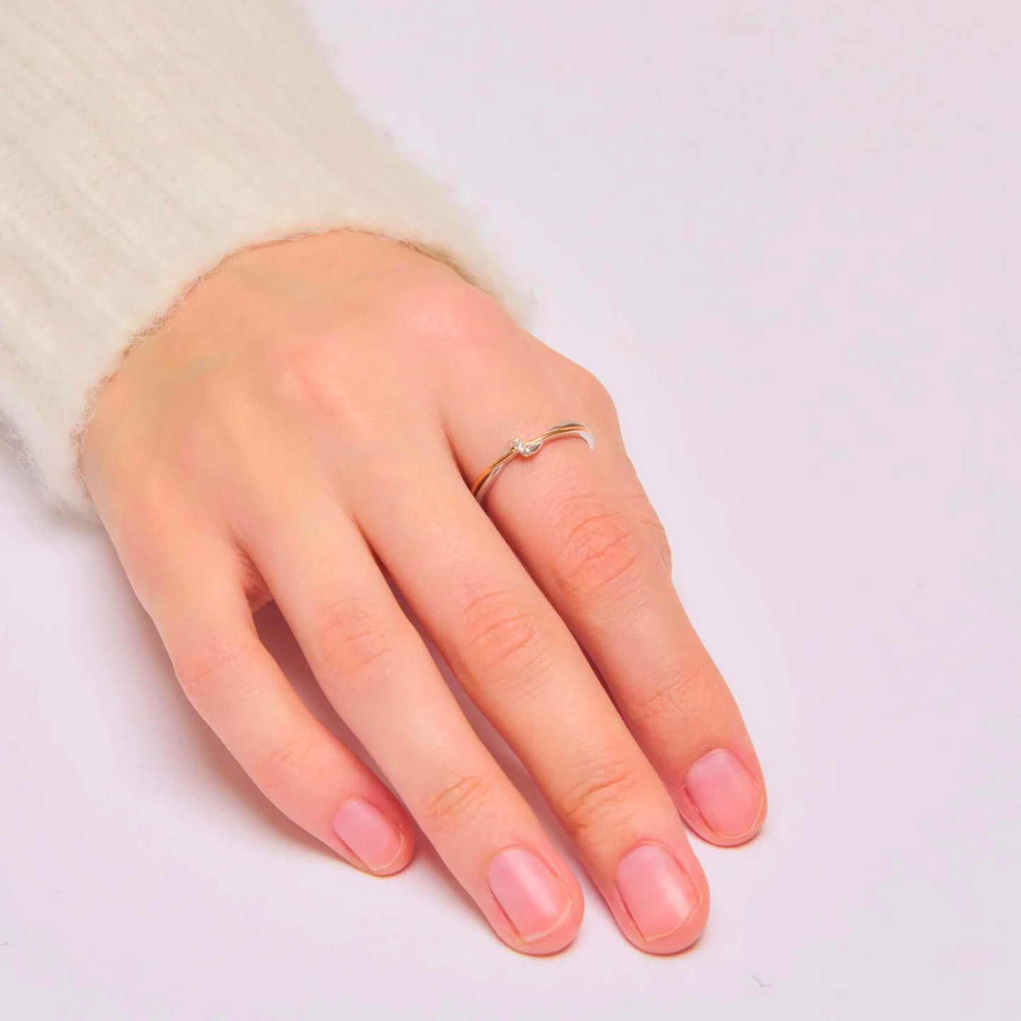 Mother & Daughter - Love Knot Ring