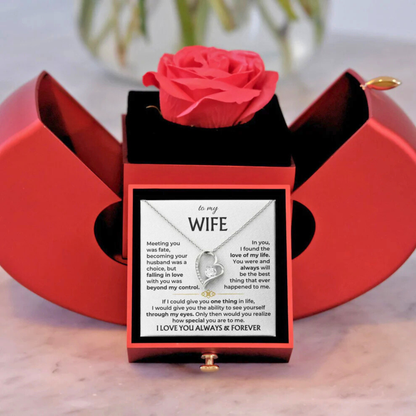 To My Wife - Always & Forever Necklace