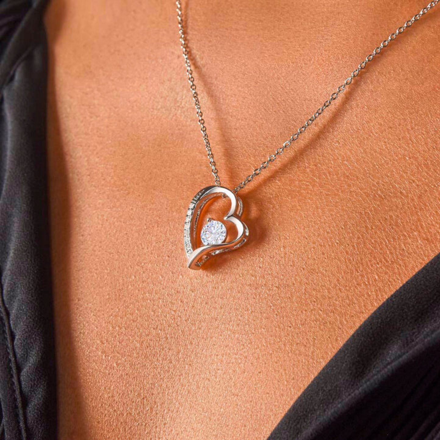 To My Wife - Love Heart Necklace