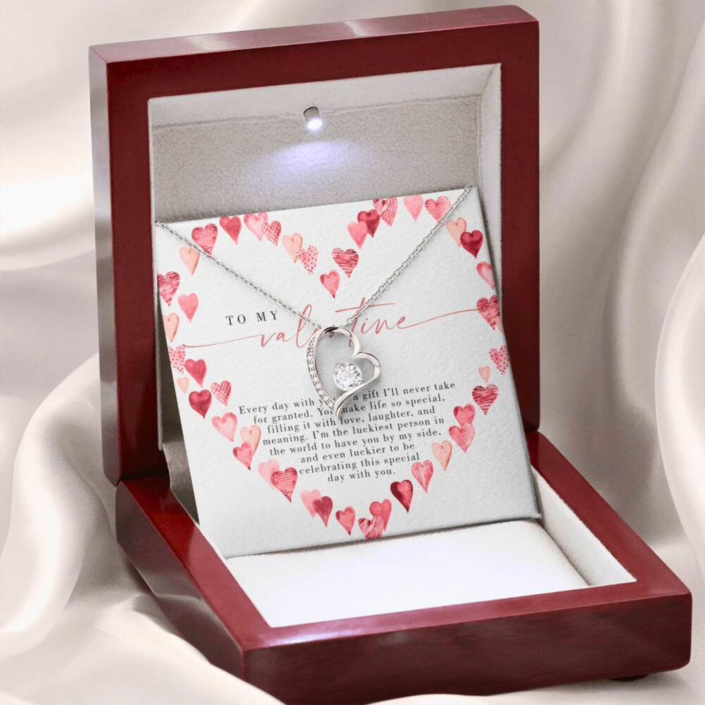 To My Valentine - Valentine's Day Necklace