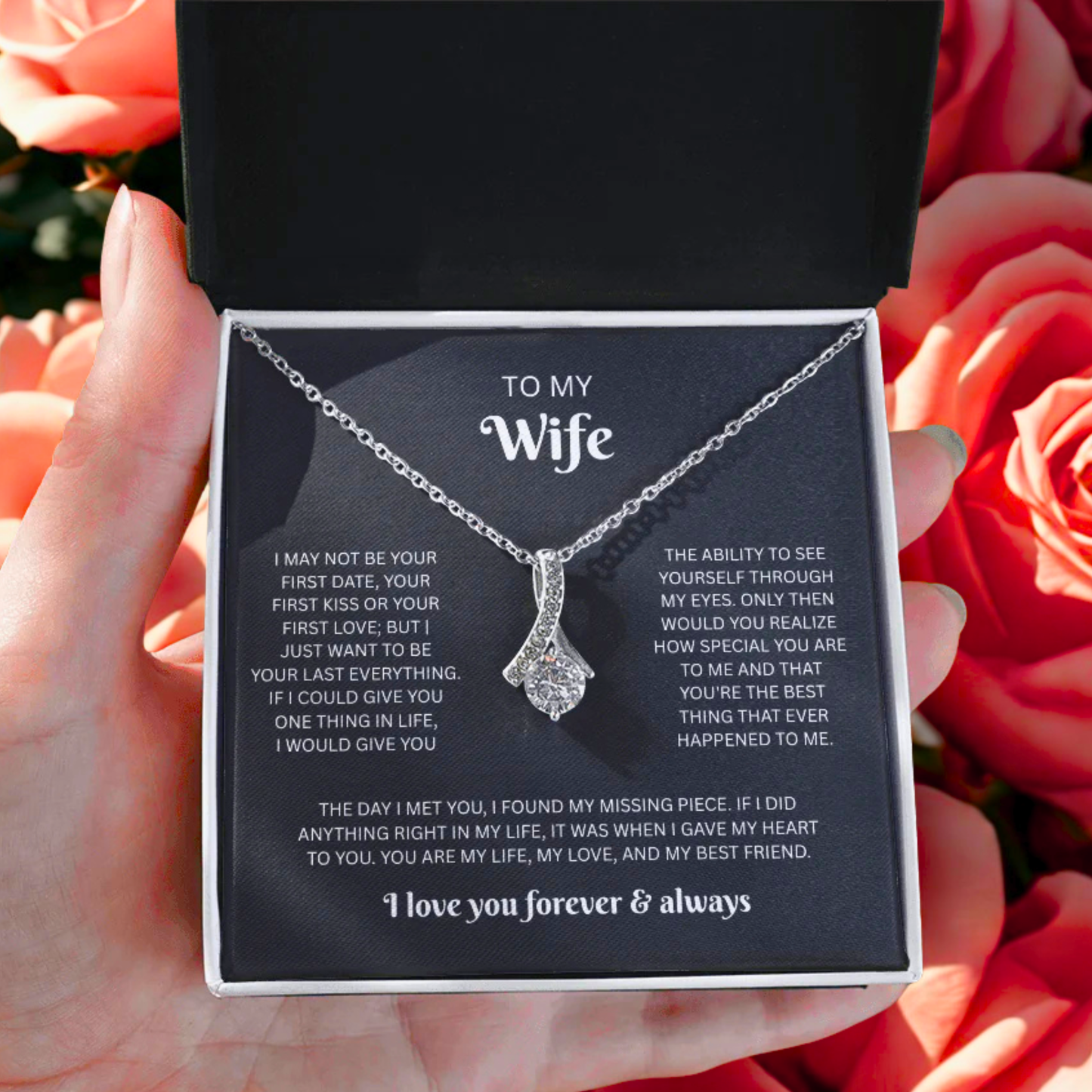 To My Wife - Forever & Always Necklace