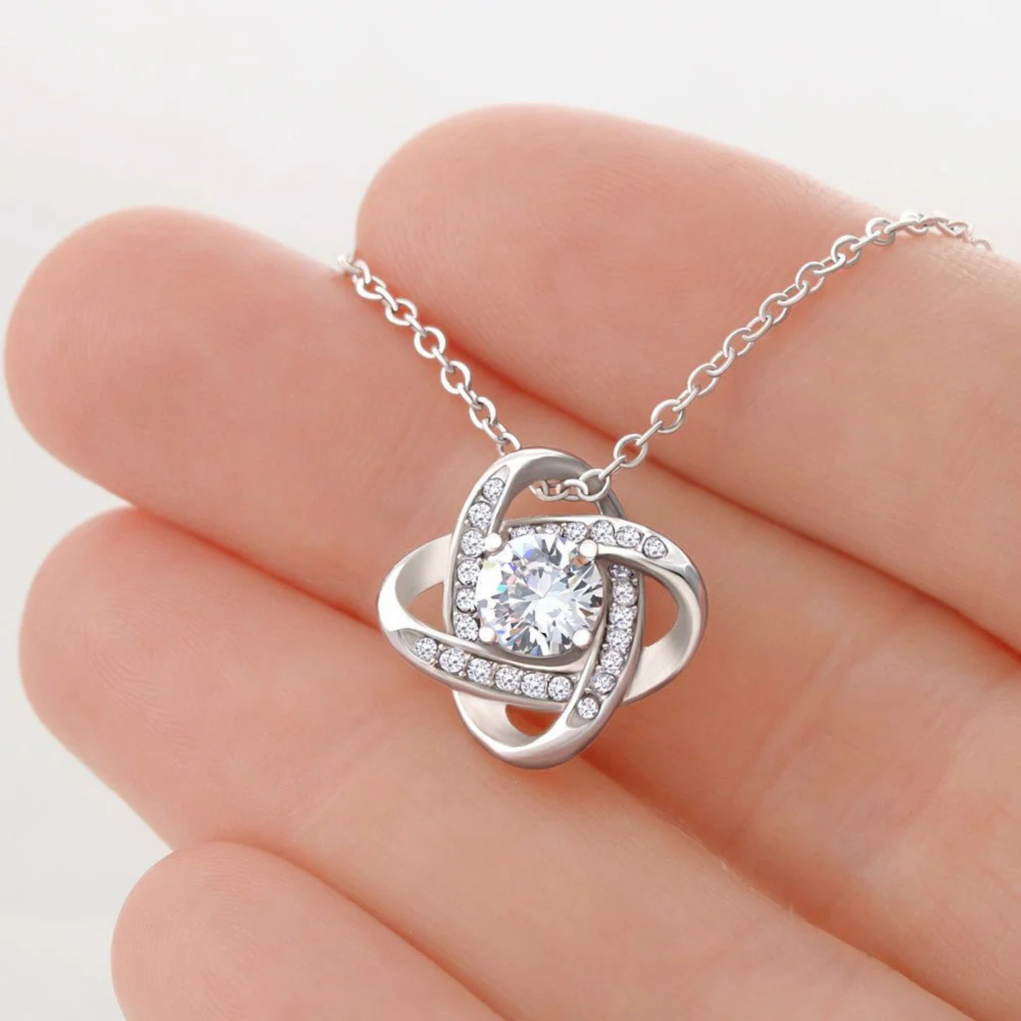 To My Girlfriend - I Love You Necklace