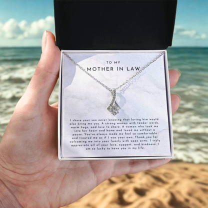 To My Mother-In-Law – I Chose Your Son Necklace