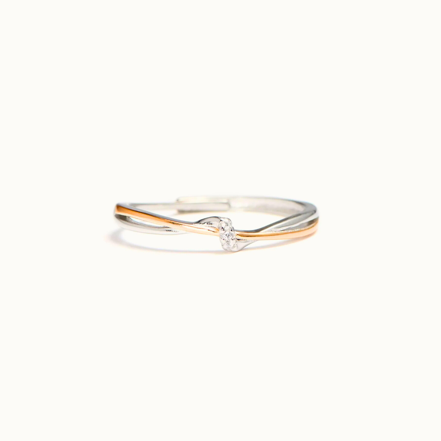 Mother & Daughter - Love Knot Ring