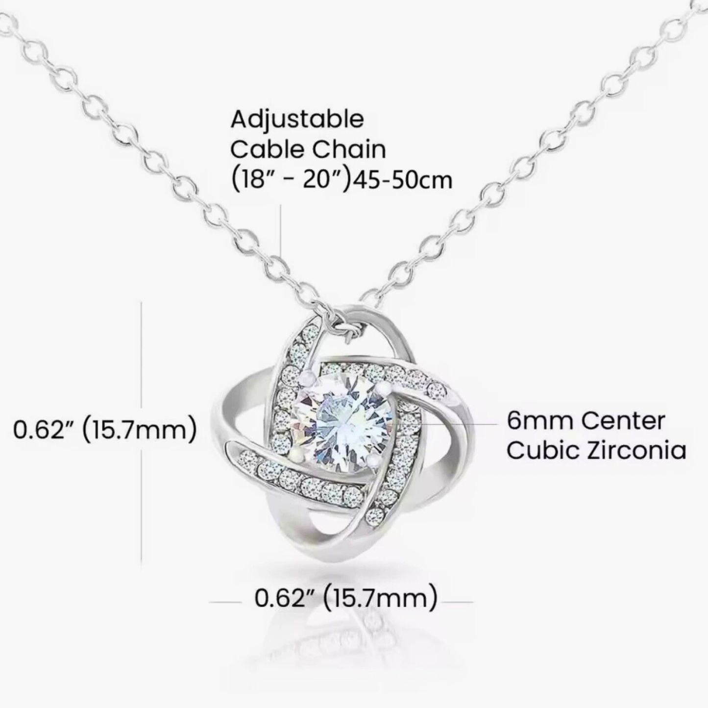 To My Beautiful Soulmate - Forever & Always Necklace