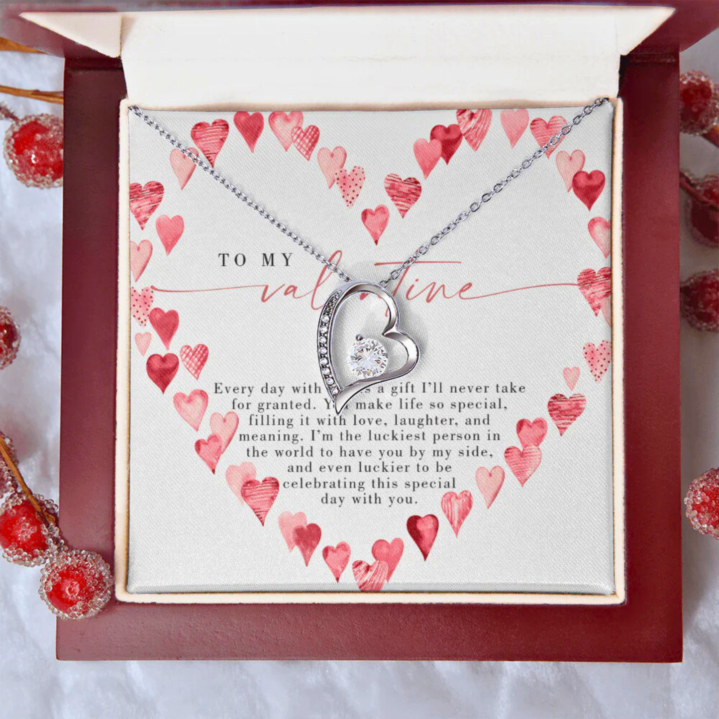 To My Valentine - Valentine's Day Necklace