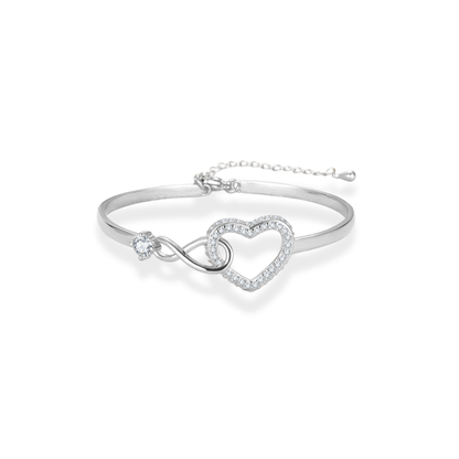 To My Granddaughter – Infinity Heart Bracelet