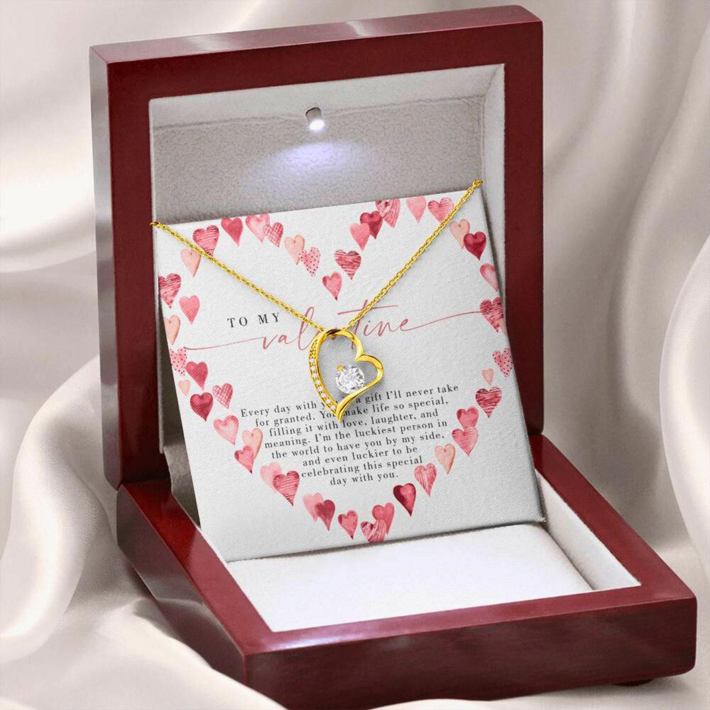 To My Valentine - Valentine's Day Necklace
