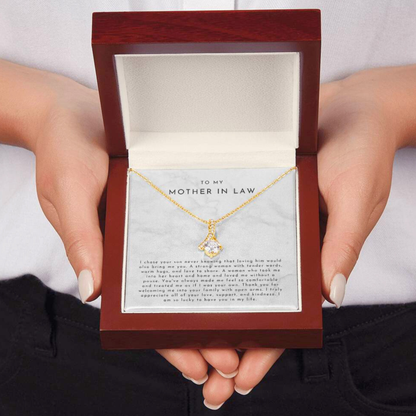 To My Mother-In-Law – I Chose Your Son Necklace