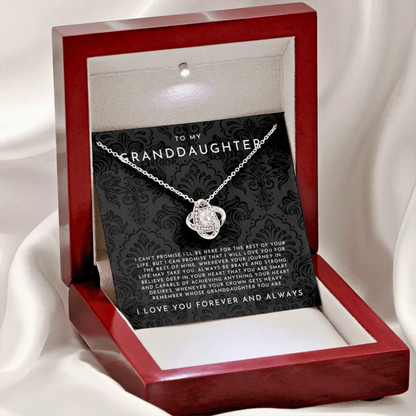 To My Granddaughter - Forever & Always Necklace