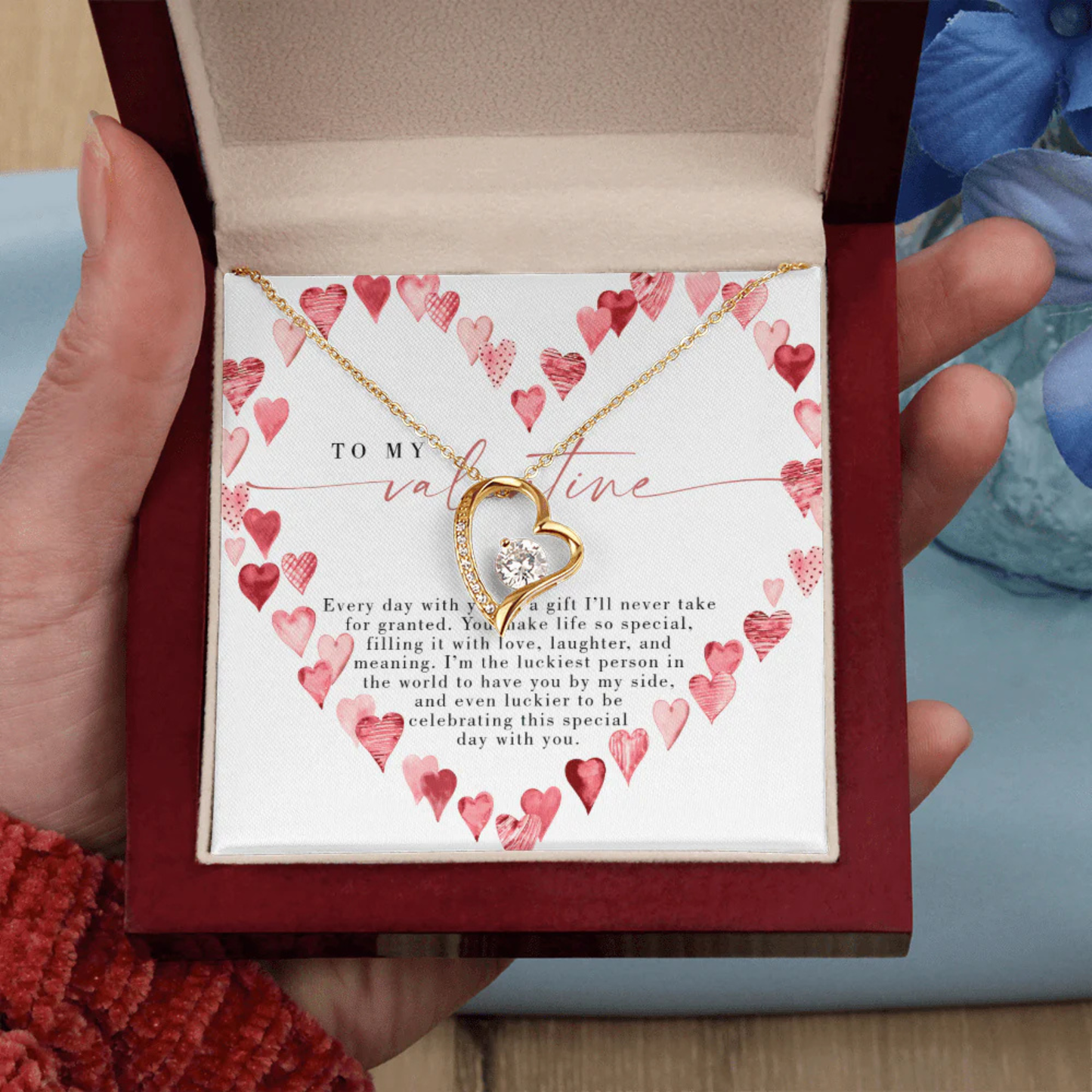 To My Valentine - Valentine's Day Necklace