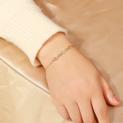 To My Bestie - Waves Bracelet