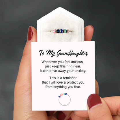 To My Granddaughter - Anxiety Fidget Ring