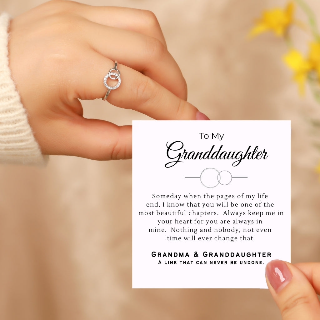 To My Granddaughter - Forever Together Ring