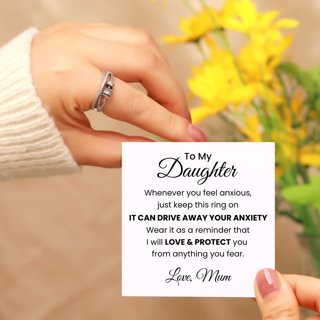 To My Daughter – Fidget Ring