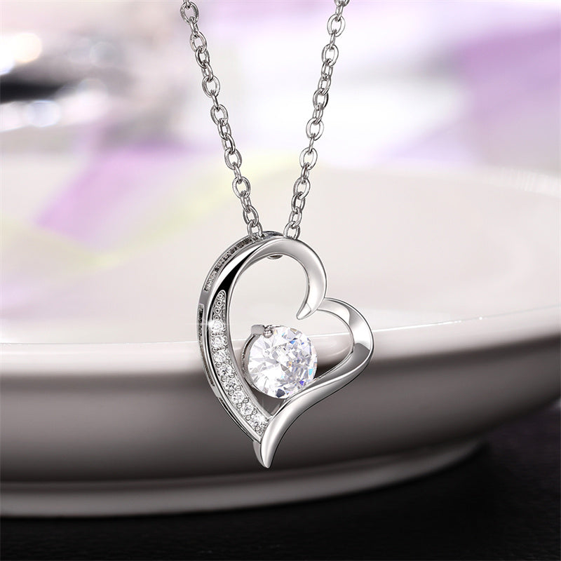To My Wife - Love Heart Necklace