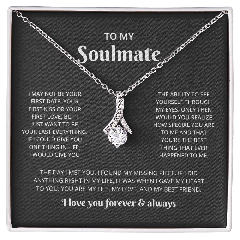 To My Soulmate - Forever & Always Necklace