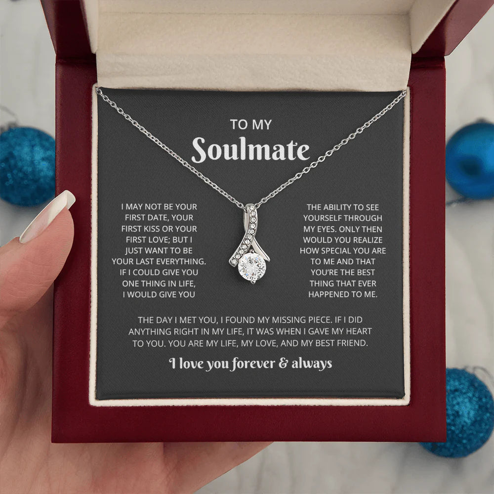 To My Soulmate - Forever & Always Necklace