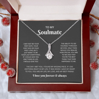 To My Soulmate - Forever & Always Necklace
