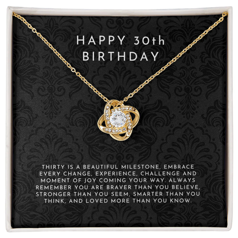 Meaningful 30th Birthday Necklace for Women