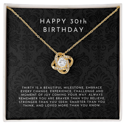 Meaningful 30th Birthday Necklace for Women