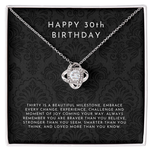 Meaningful 30th Birthday Necklace for Women
